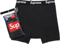 Supreme x Hanes Boxer Briefs (4 Pack) 'Black'