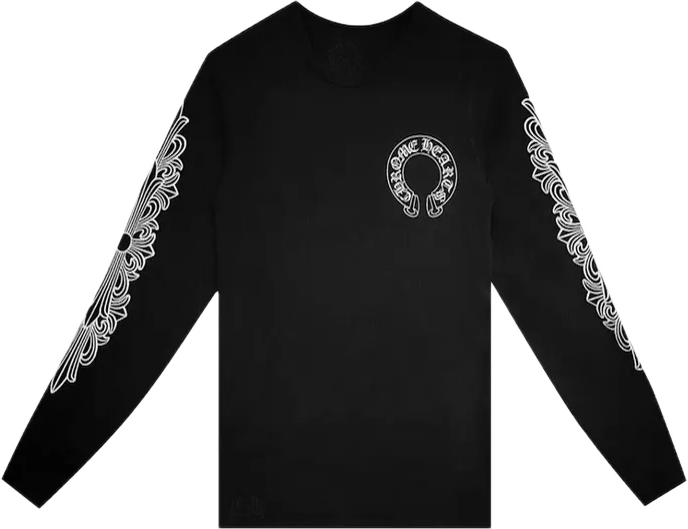 Chrome Hearts Horseshoe Thermal Waffle T-Shirt 'Black'
